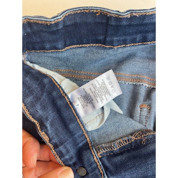 Aeropostale Women's Jeans AERO Distressed High Rise y2k Size 4 (27) Straight Leg - Picture 7 of 9